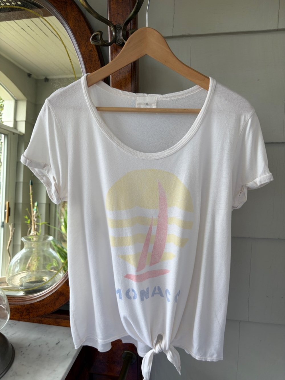T.La Tee Anthropologie Sun Sailboat Monaco